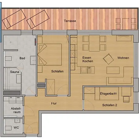 Apartment Hohe Geest Whg. 6 *
